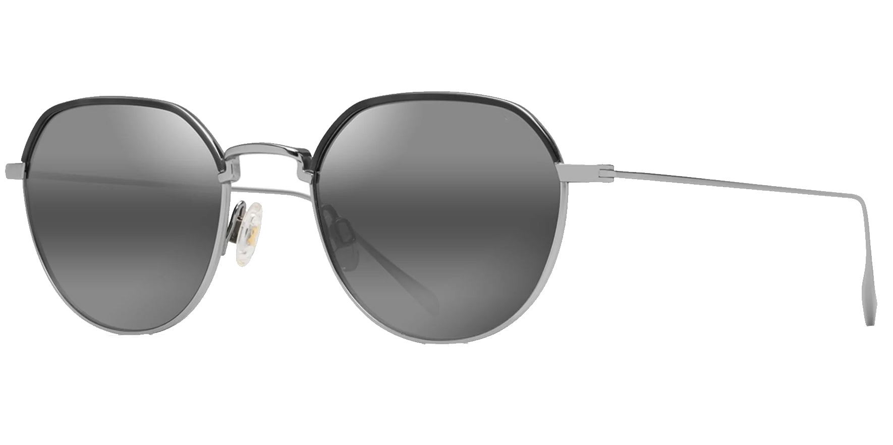 Maui Jim Island Eyes Polarized Round Titanium - Eyedictive