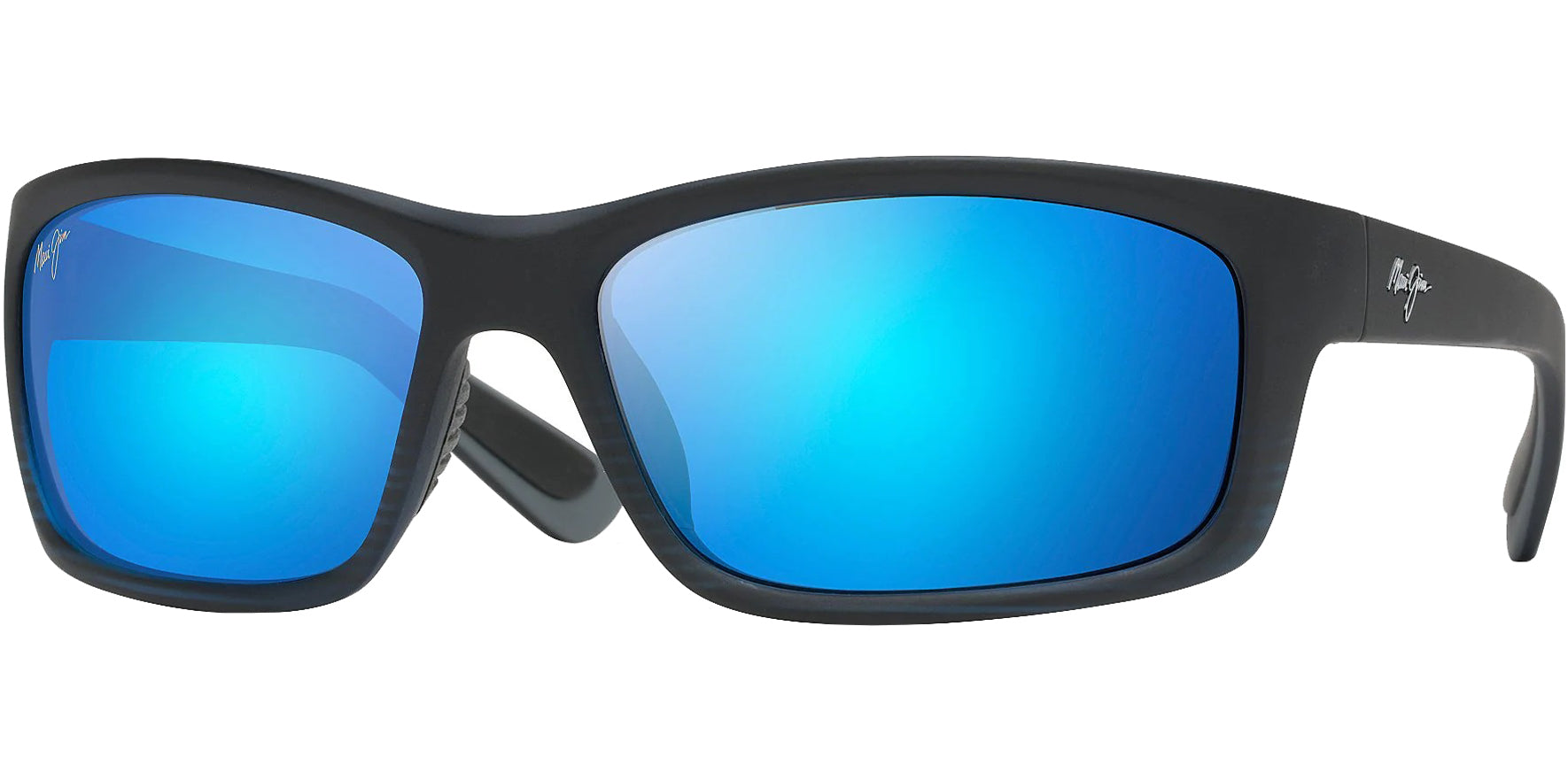 Maui Jim Kanaio Coast Polarized Matte Blue Wrap - Eyedictive
