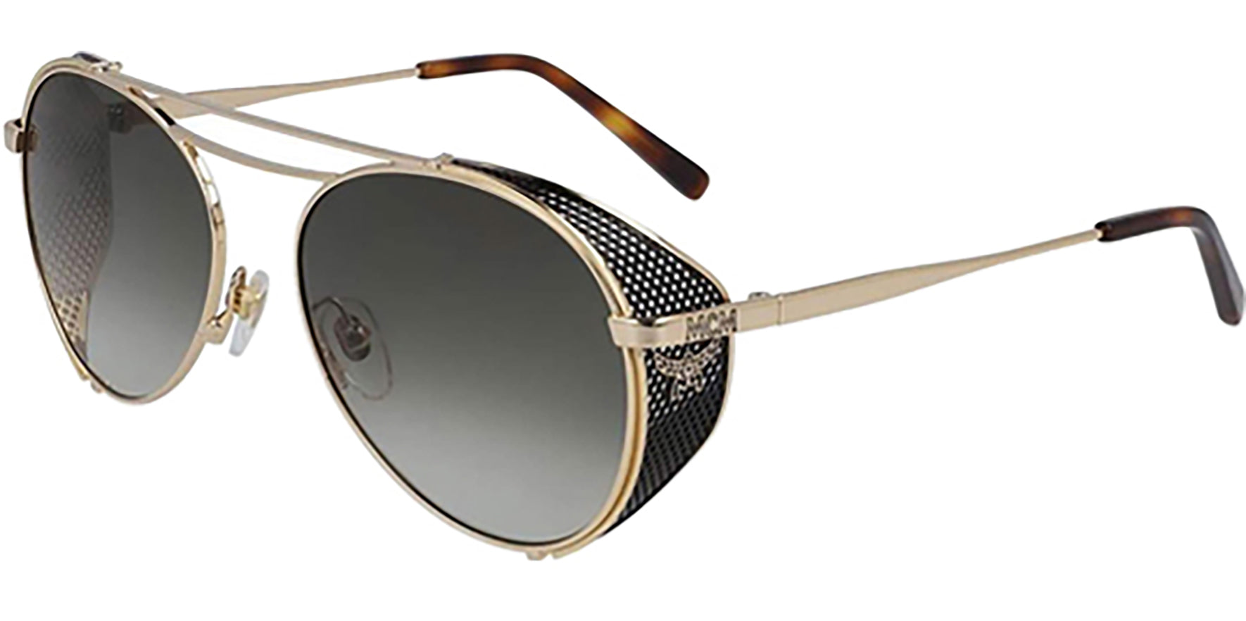 MCM Double Bridge Aviator w/ Mesh Side Shields - Eyedictive