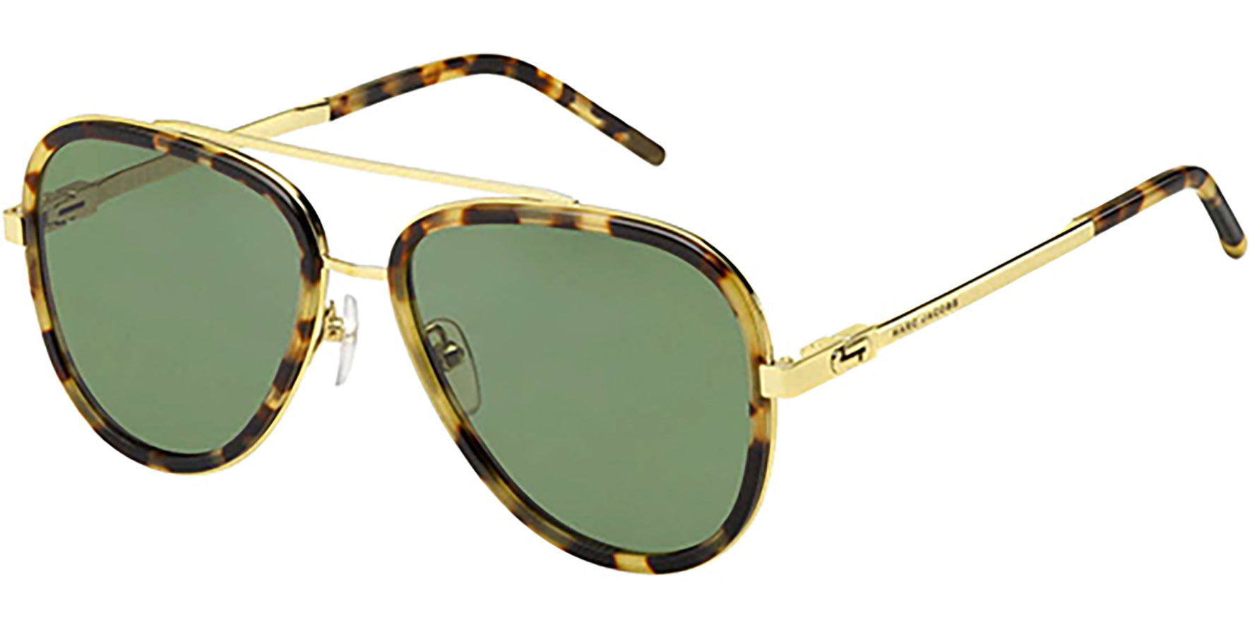 Marc Jacobs Gold-Tone Classic Browline Aviator - Eyedictive