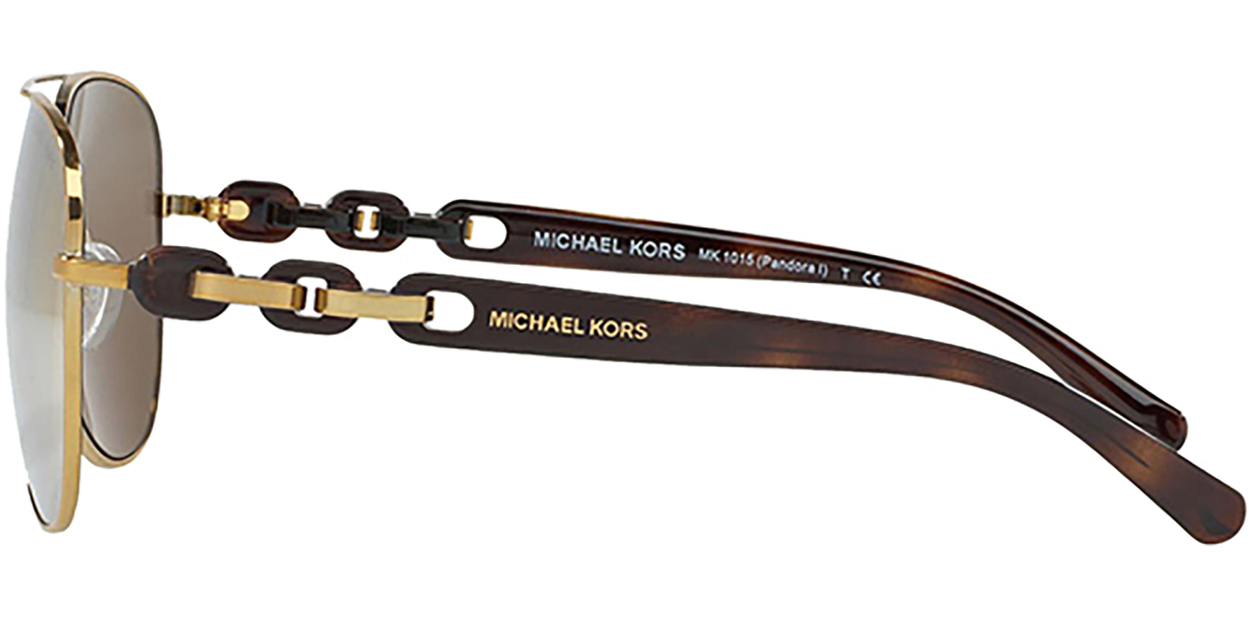 Michael Kors Pandora Aviator w/ Gold Mirror - Eyedictive
