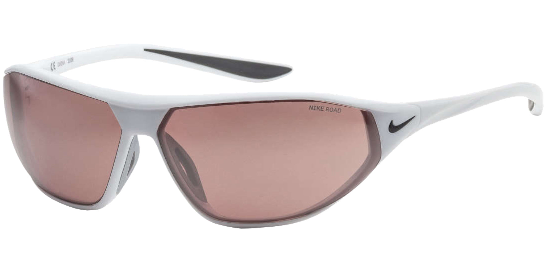 Nike Aero Swift E White Sport Wrap W/ Road Tint Lens - Eyedictive