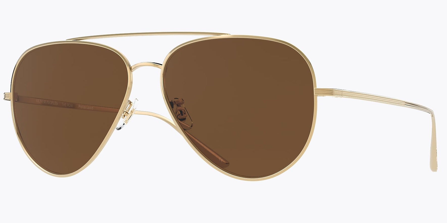 Oliver Peoples Casse Polarized Titanium Aviator w/ Glass Lens - Eyedictive