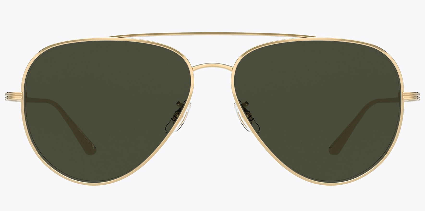 Oliver Peoples Casse Polarized Titanium Aviator w/ Glass Lens - Eyedictive
