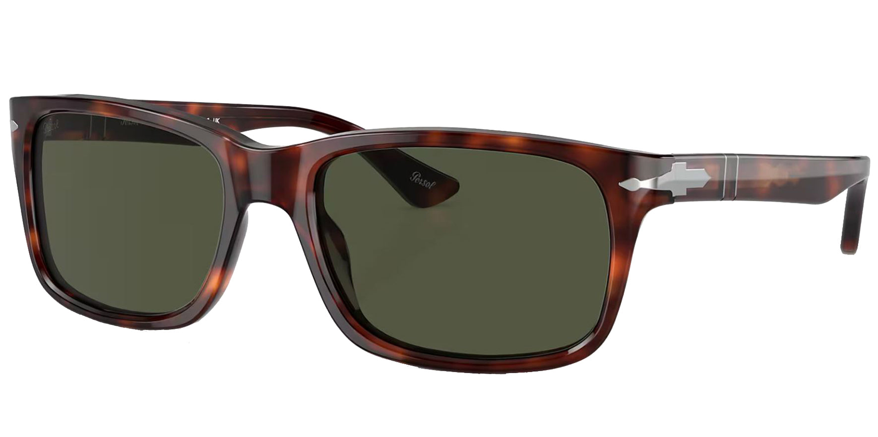 Persol Dark Havana Soft Square w/ Tempered Glass Lens - Eyedictive
