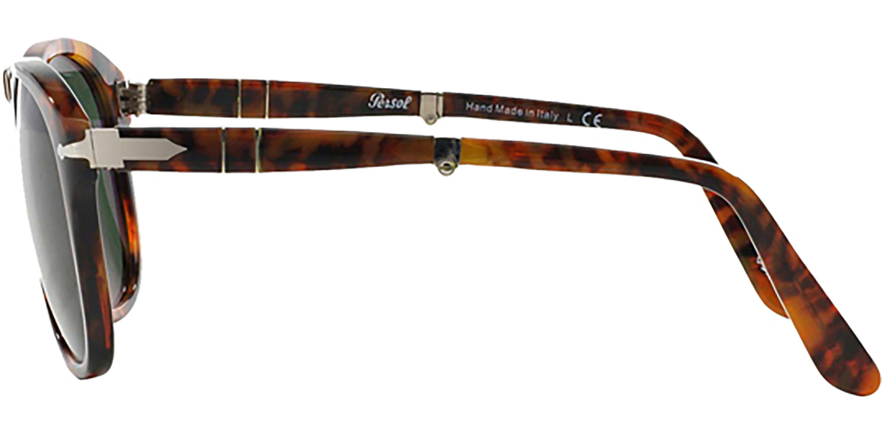 Persol Polarized Caffe Foldable Pilot w/Glass Lens - Eyedictive