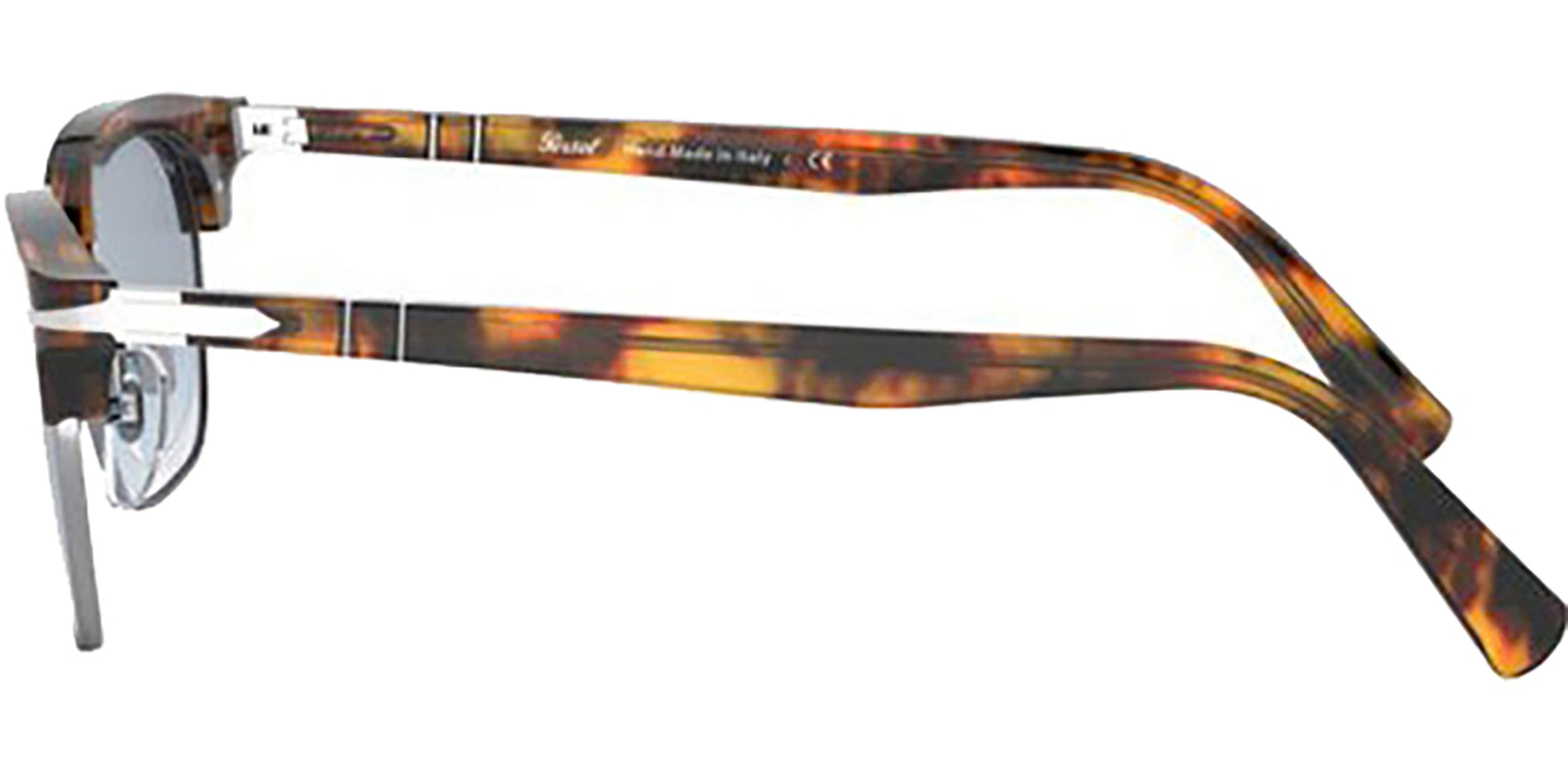 Persol Cellor Evolution Caffe/Gunmetal Brow-Line - Eyedictive