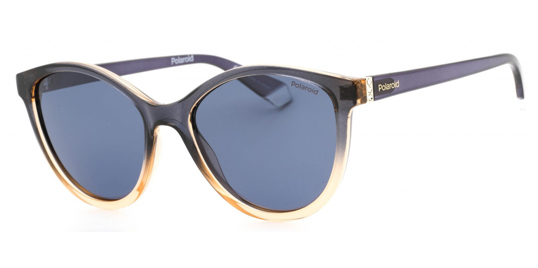 Polaroid Polarized Two-Tone Rounded Cat Eye - Eyedictive