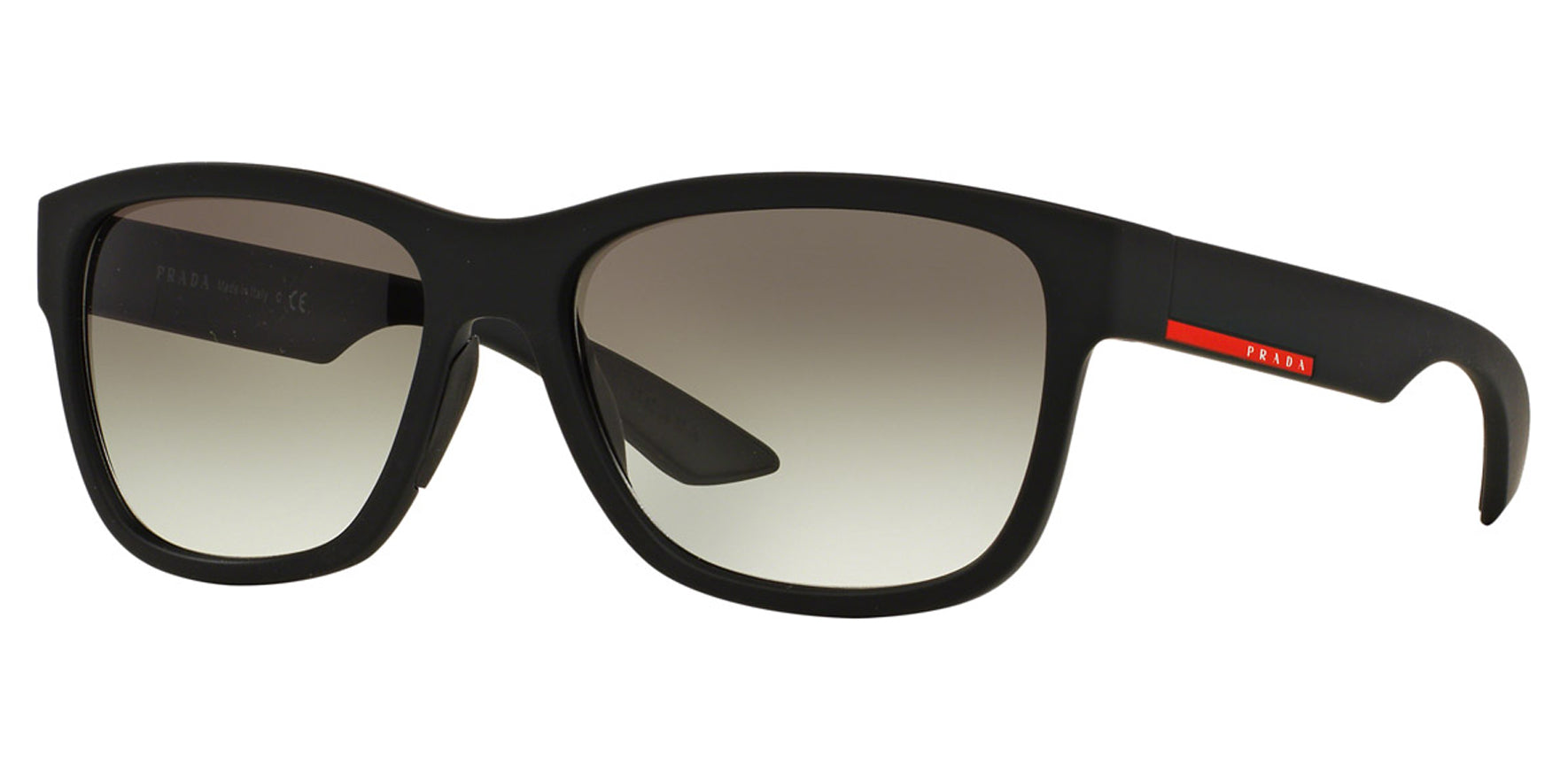 Prada Linea Rossa LifeStyle Black Rubber - Eyedictive