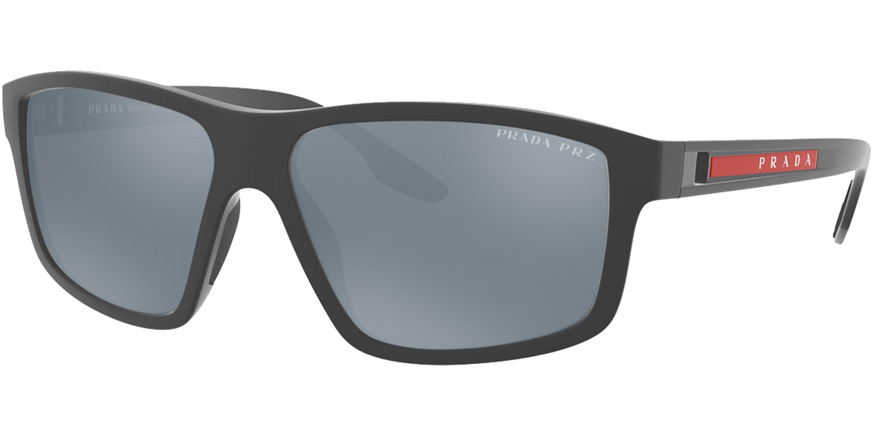 Prada Linea Rossa Polarized Rubber Square - Eyedictive