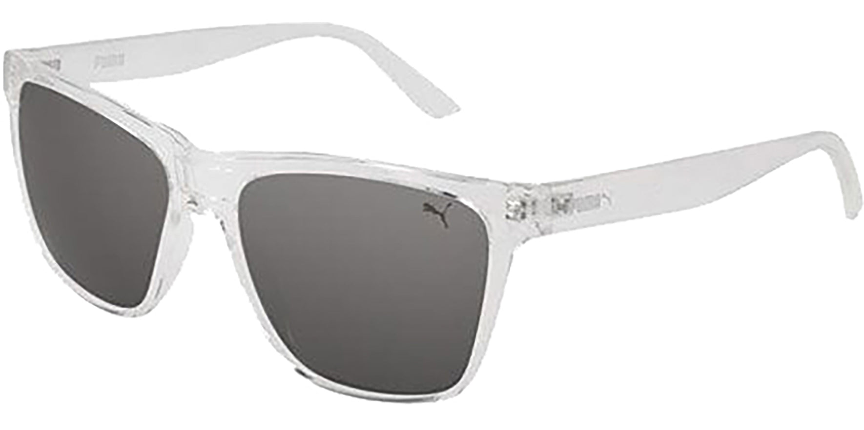 Puma Hampton Clear Classic Browline Square - Eyedictive