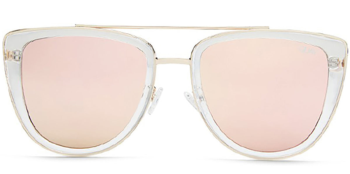 Quay Australia French Kiss Oversize Square w/ Mirror Lens - Eyedictive