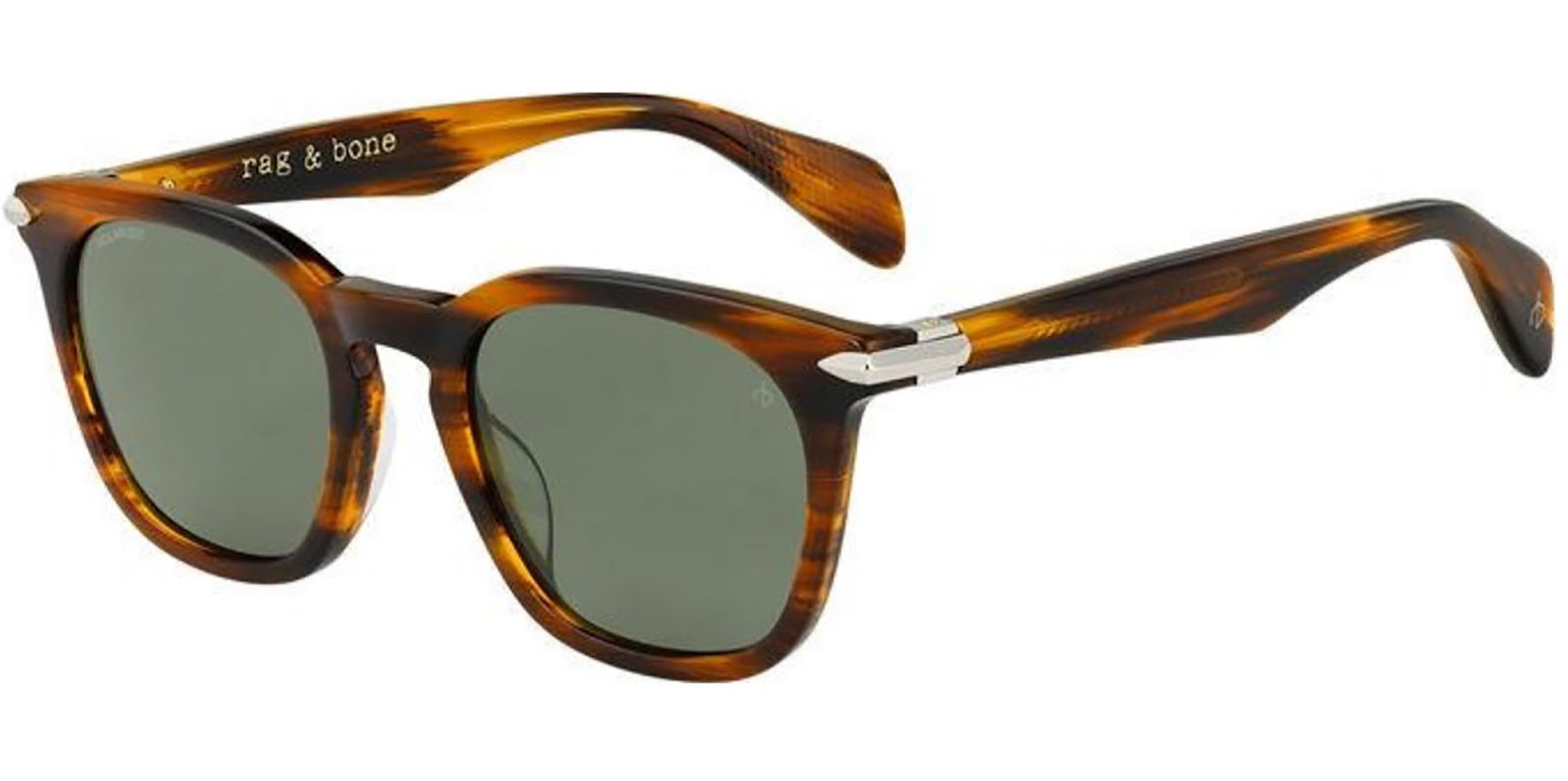 Rag & Bone Polarized Dark Havana Soft Square - Eyedictive