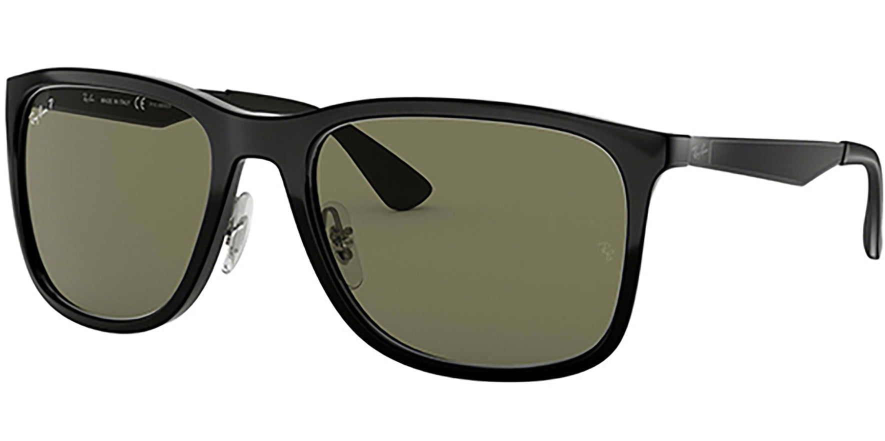 Ray-Ban Polarized Black Square Sport - Eyedictive