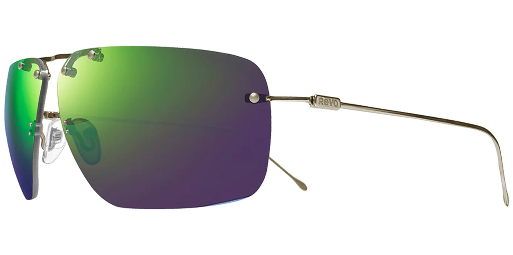 Revo Air 1 Polarized Photochromic Titanium Rimless Sport - Eyedictive