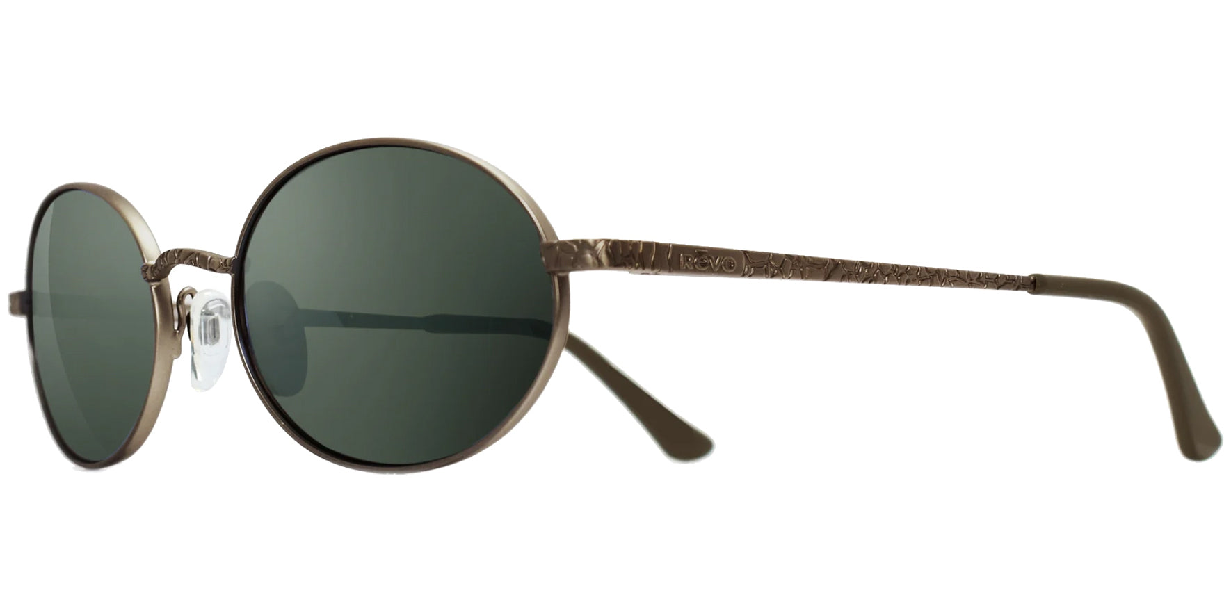 Revo Python Polarized Antique Finished Oval w/ Glass Lens - Eyedictive