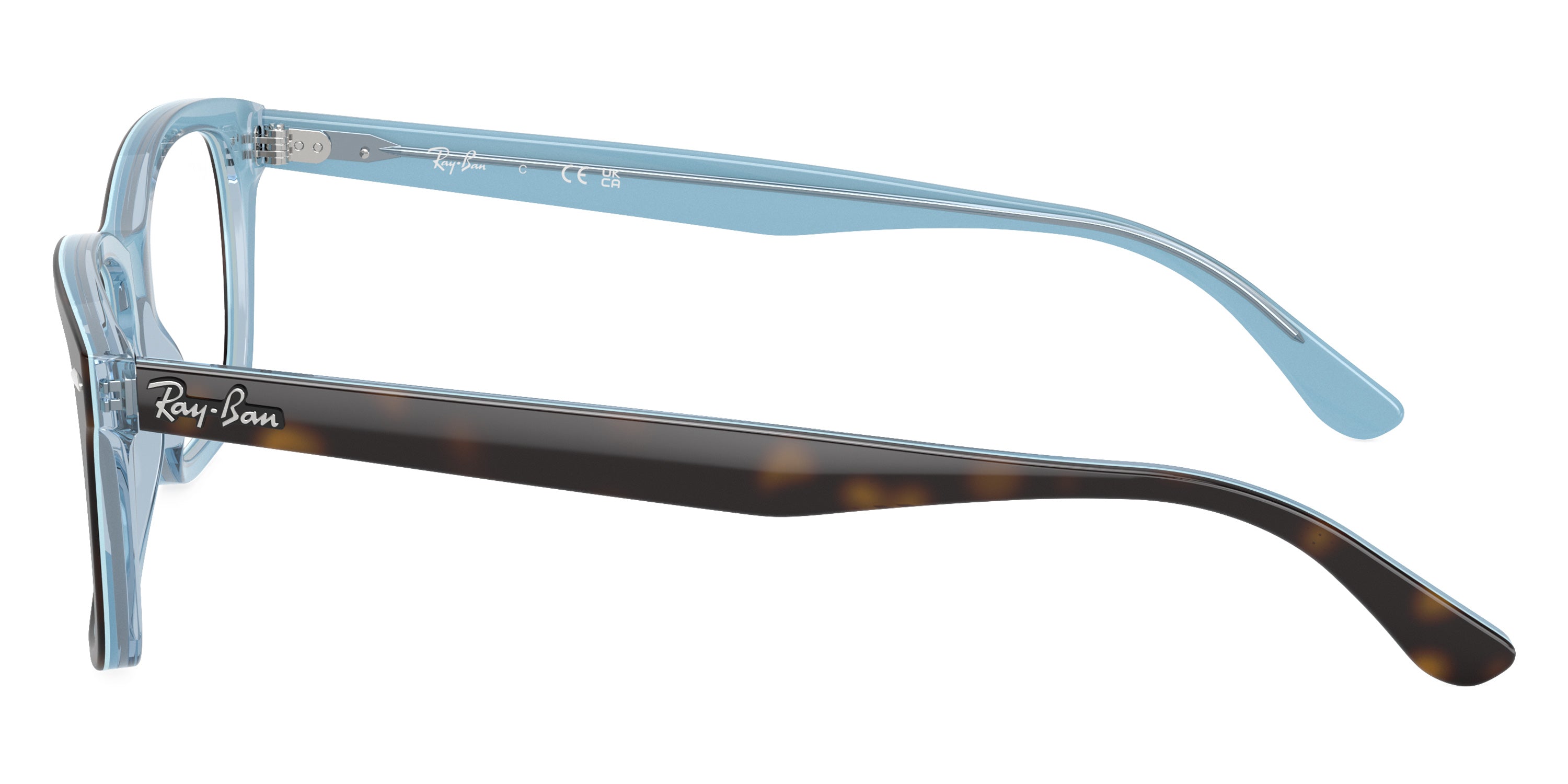 Ray-Ban Soft Square Classic Eyeglass Frames w/ Spring/Flex Hinges