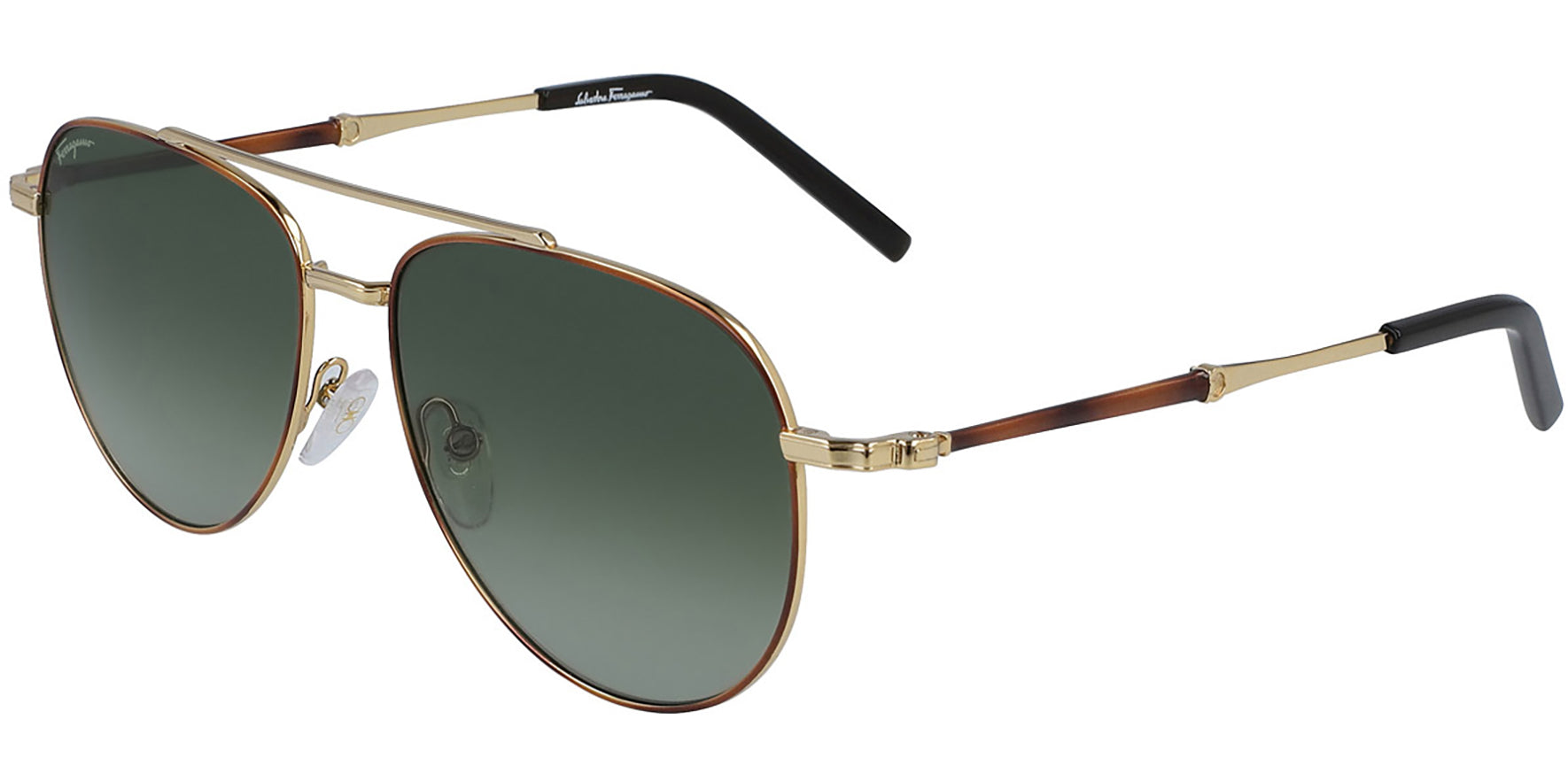 Salvatore Ferragamo Aviator w/ Gradient Lens - Eyedictive
