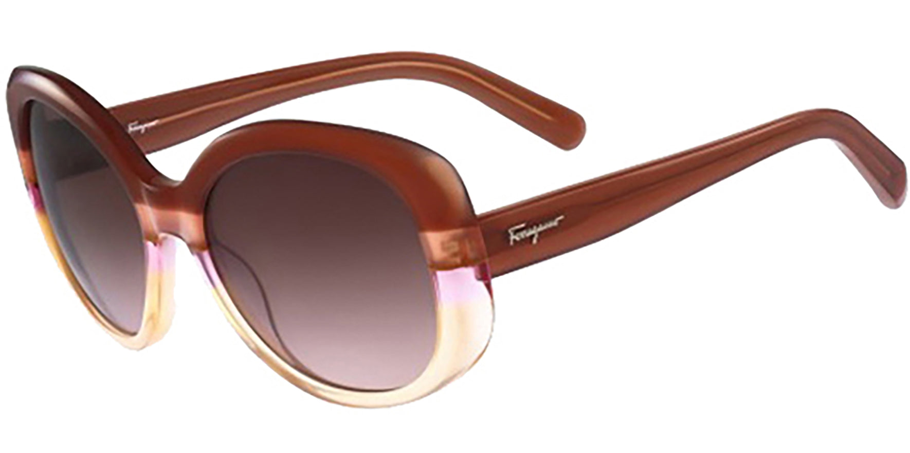 Salvatore Ferragamo Marbled Acetate Oversize - Eyedictive