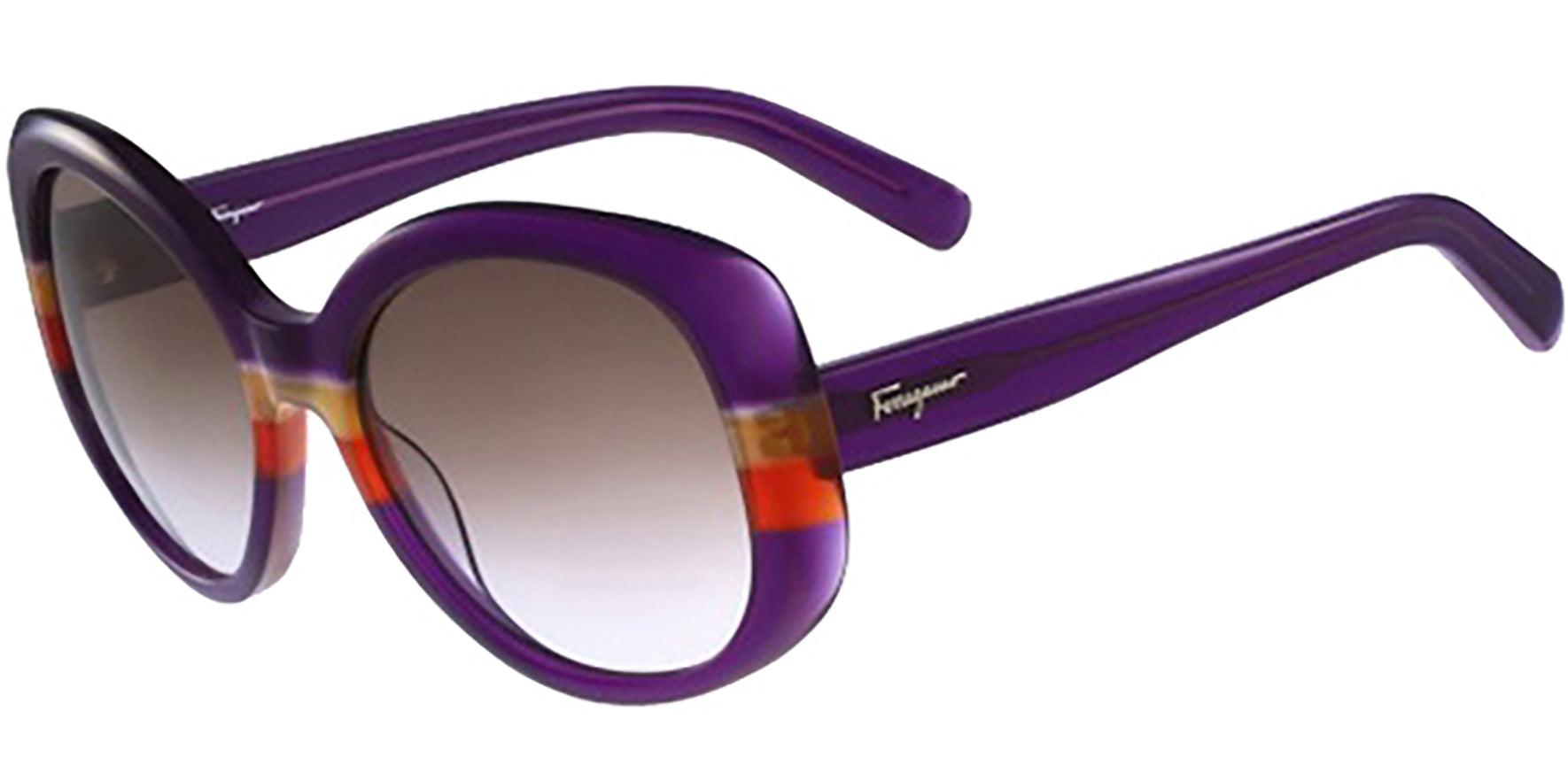 Salvatore Ferragamo Marbled Acetate Oversize - Eyedictive