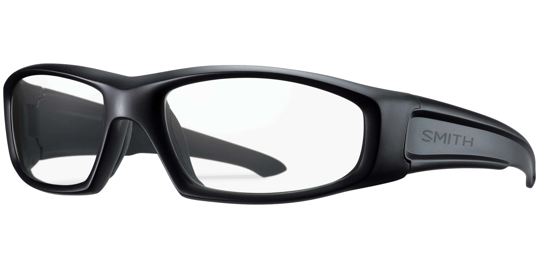 Smith Optics Hudson Elite Black Wrap Tactical Safety Glasses - Eyedictive