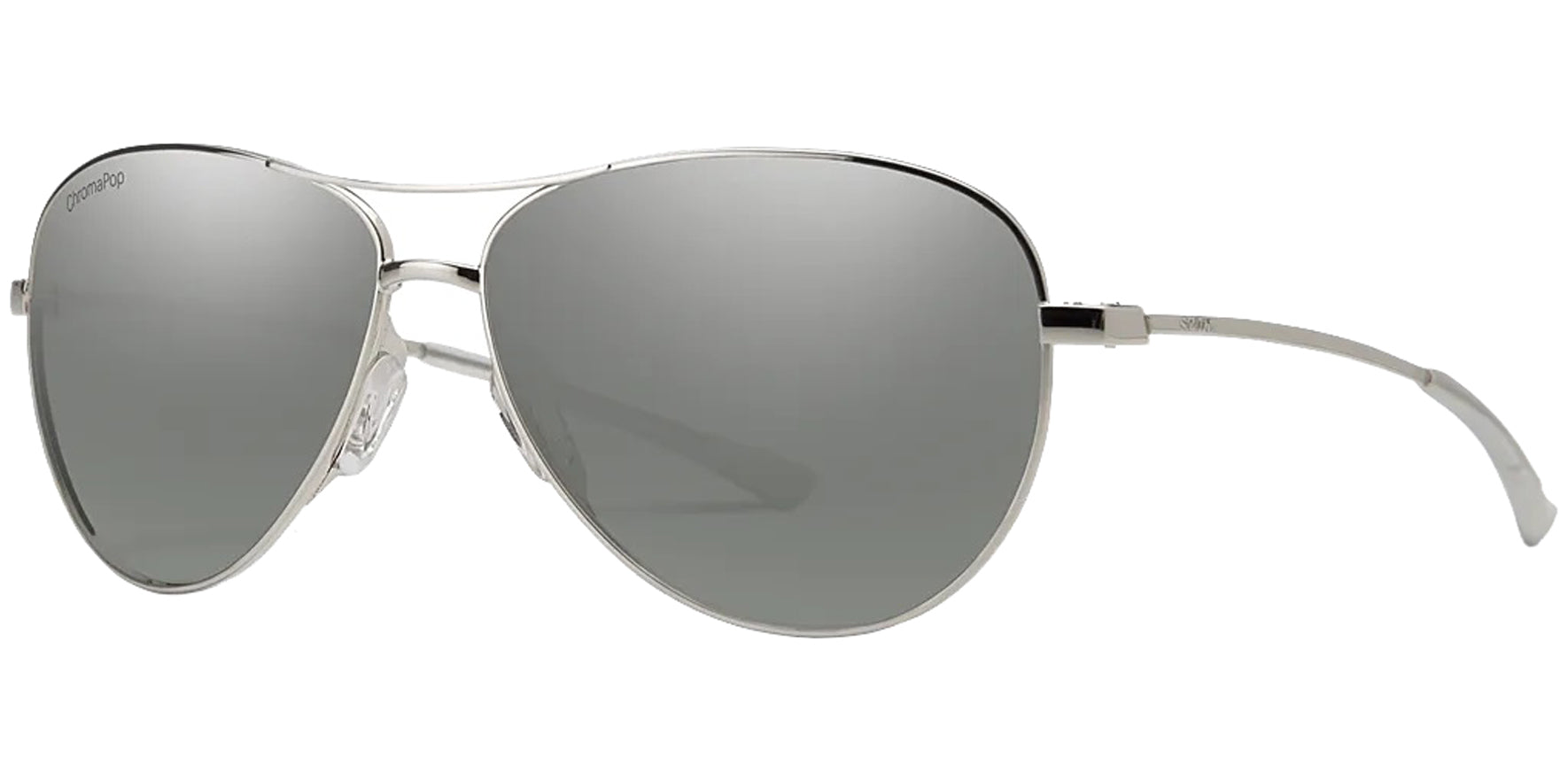 Smith Optics Langley Polarized ChromaPop Aviator w/ Mirror Lens - Eyedictive