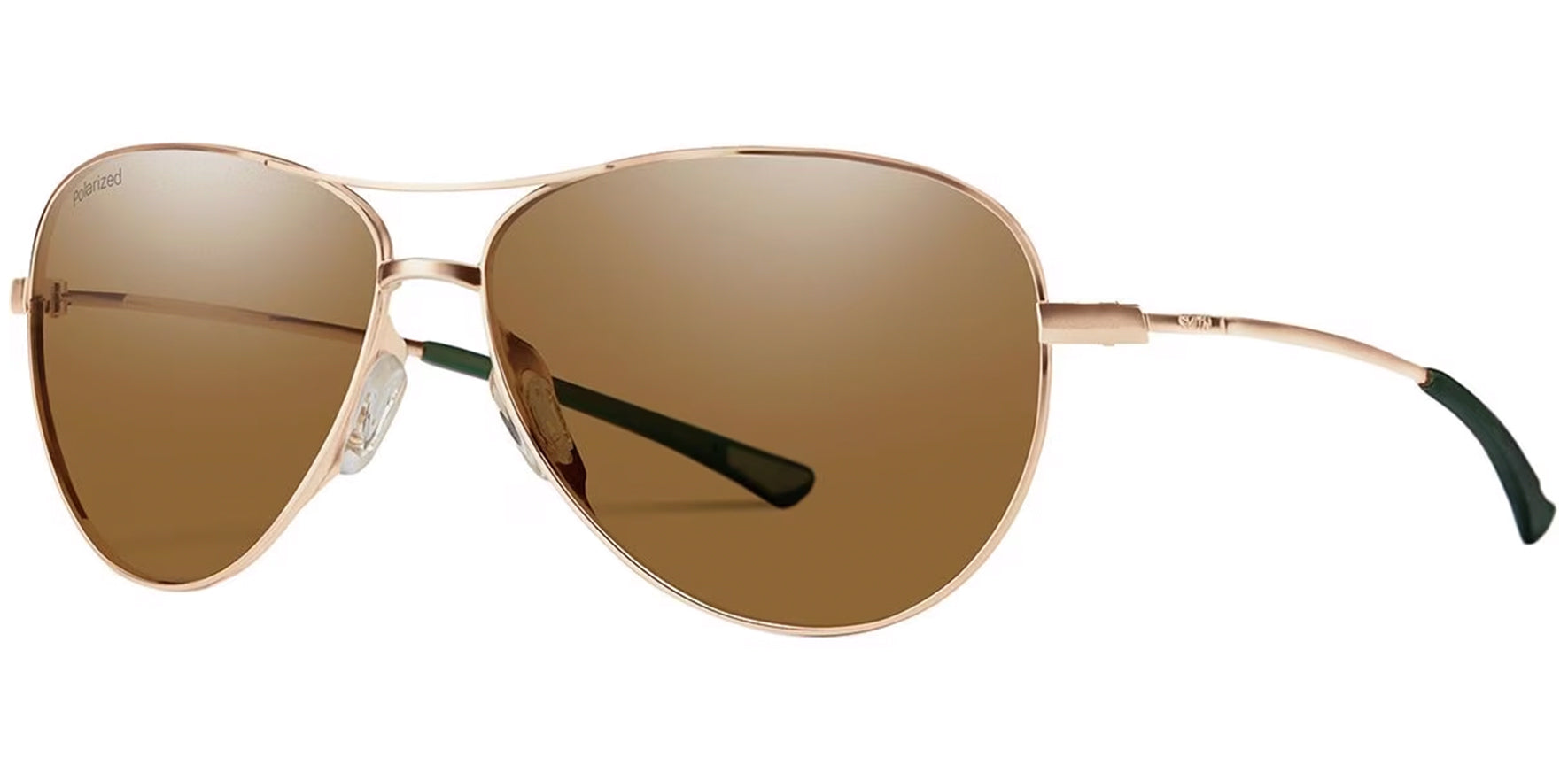 Smith Optics Langley Polarized Stainless Steel Aviator - Eyedictive