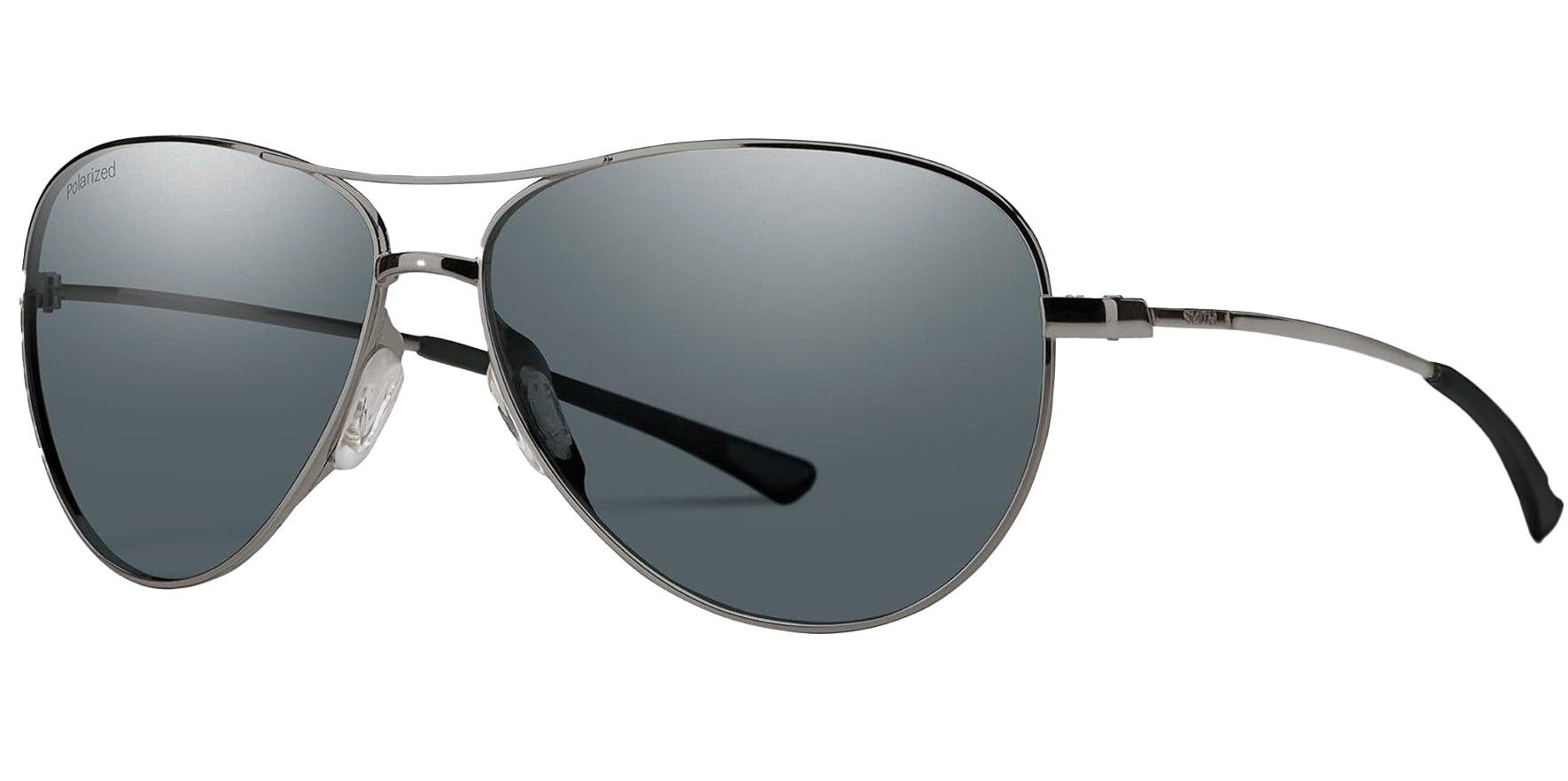 Smith Optics Langley Polarized Stainless Steel Aviator - Eyedictive