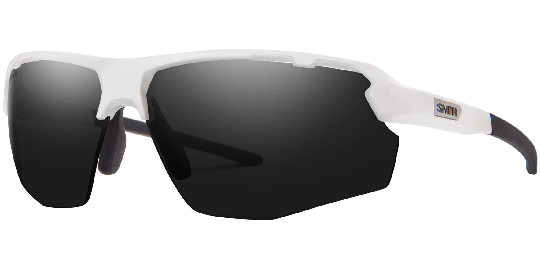 Smith Optics Resolve ChromaPop White Semi-Rimless Wrap - Eyedictive