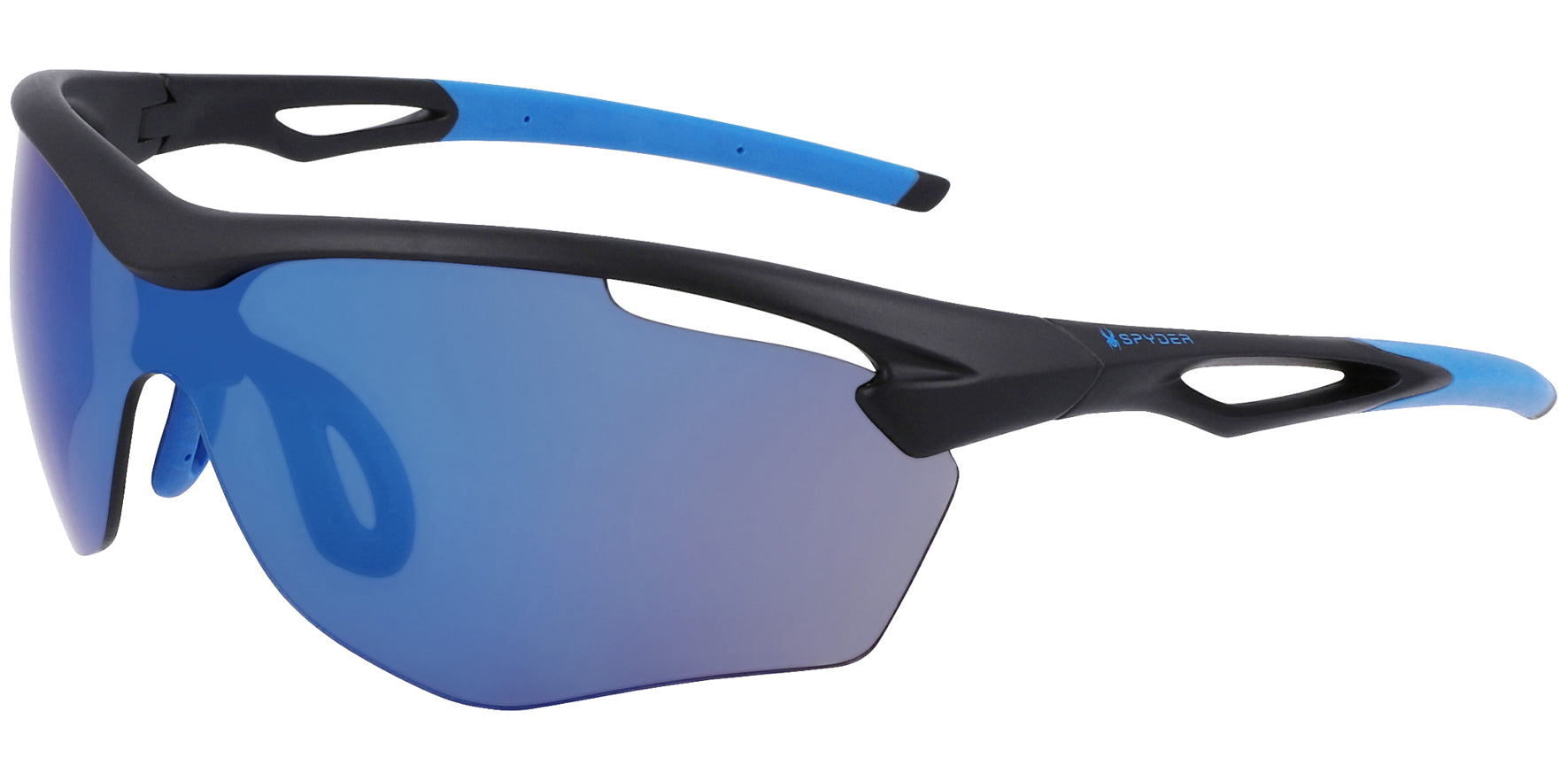 Spyder Semi-Rimless Sport Shield w/ Mirror Lens - Eyedictive