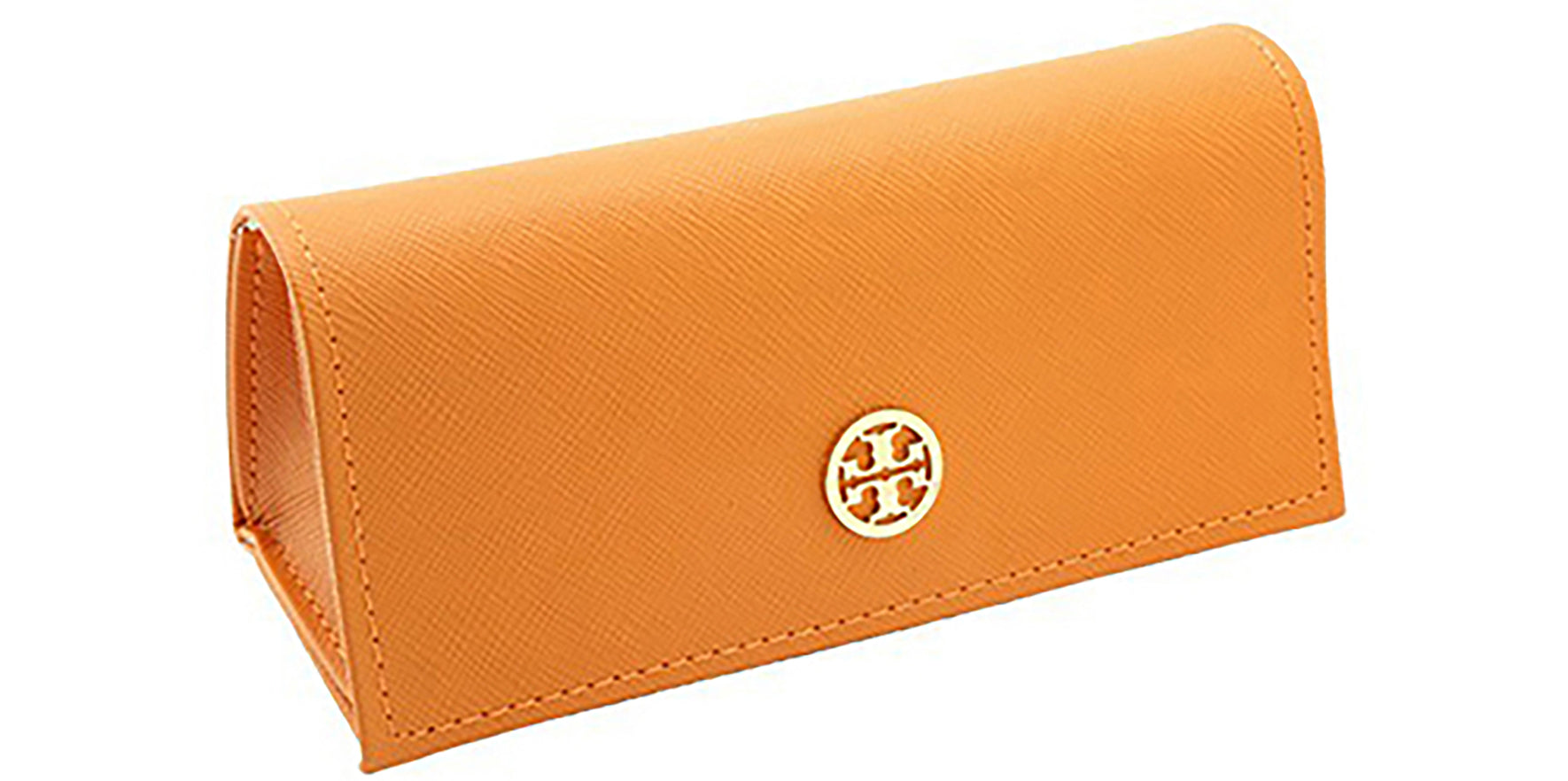 Tory Burch Shiny Light Gold-Tone Square - Eyedictive