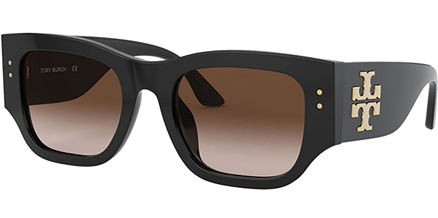 Tory Burch Wide-Temple Oversize Square - Eyedictive