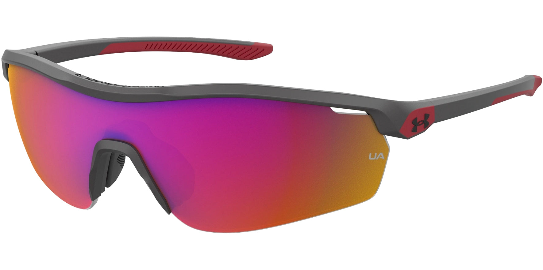 Under Armour Gametime Jr. Semi-Rimless Shield Wrap - Eyedictive