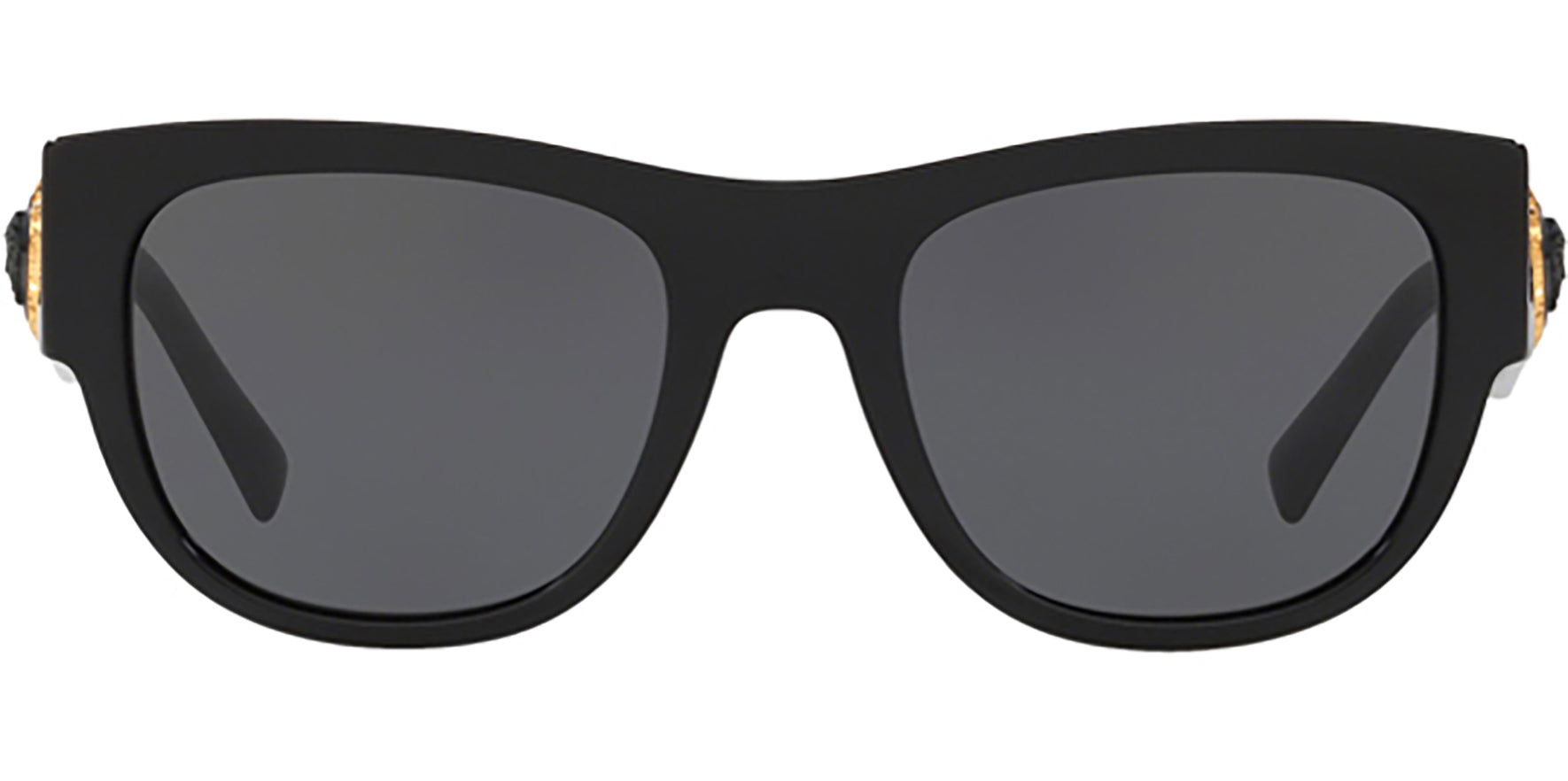 Versace Black Medusa Ares Black Wide Temple Square - Eyedictive