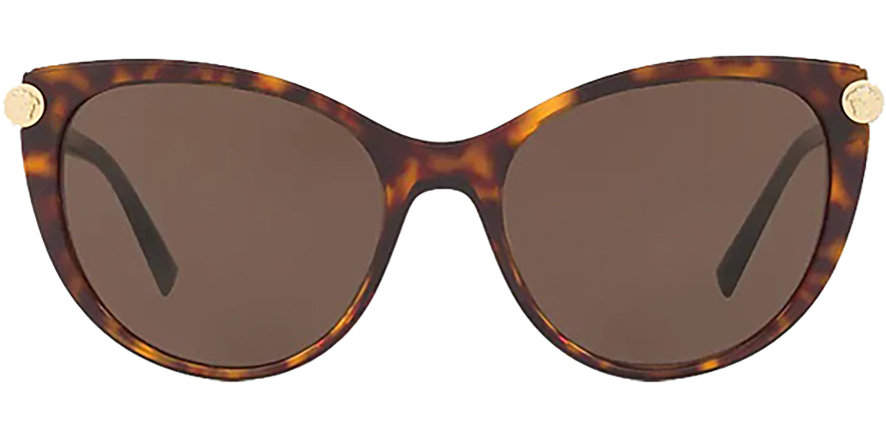 Versace Rounded Cat Eye w/ Leather Wrapped Temples - Eyedictive