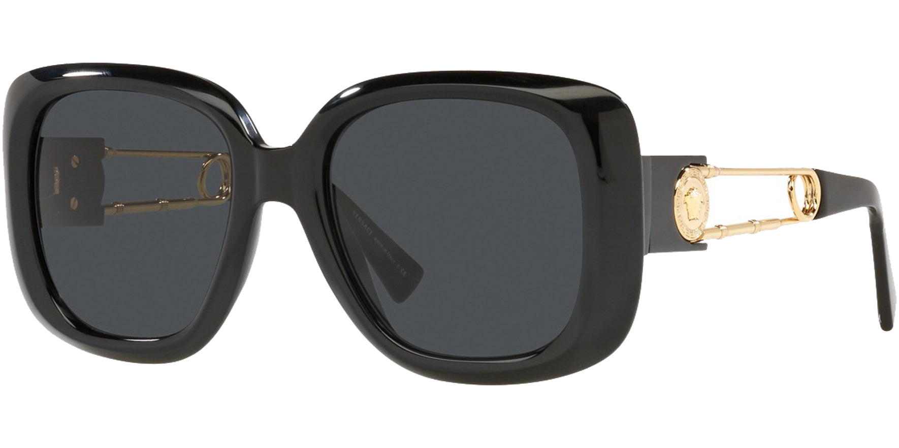 Versace Black Oversized Square - Eyedictive