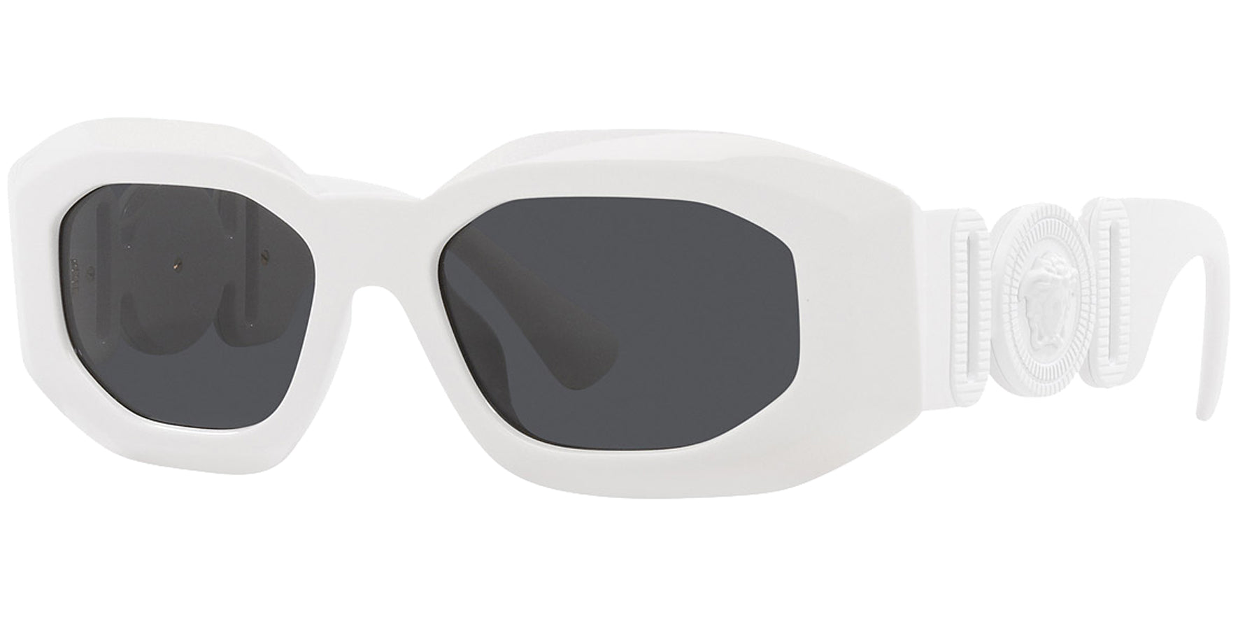 Versace Geometric Rectangle w/ Medusa Temples - Eyedictive