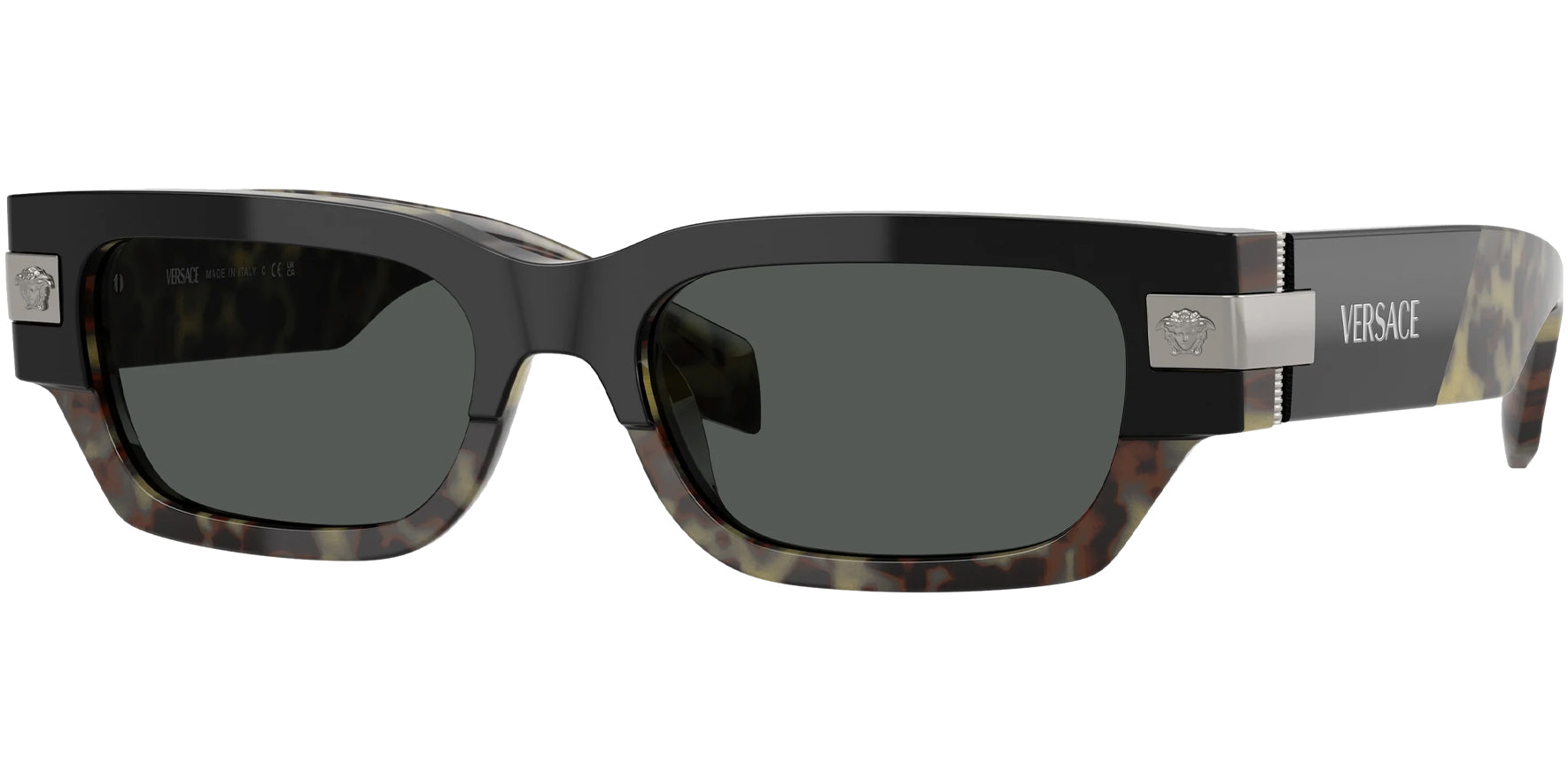 Versace Structured Geometric Rectangle - Eyedictive