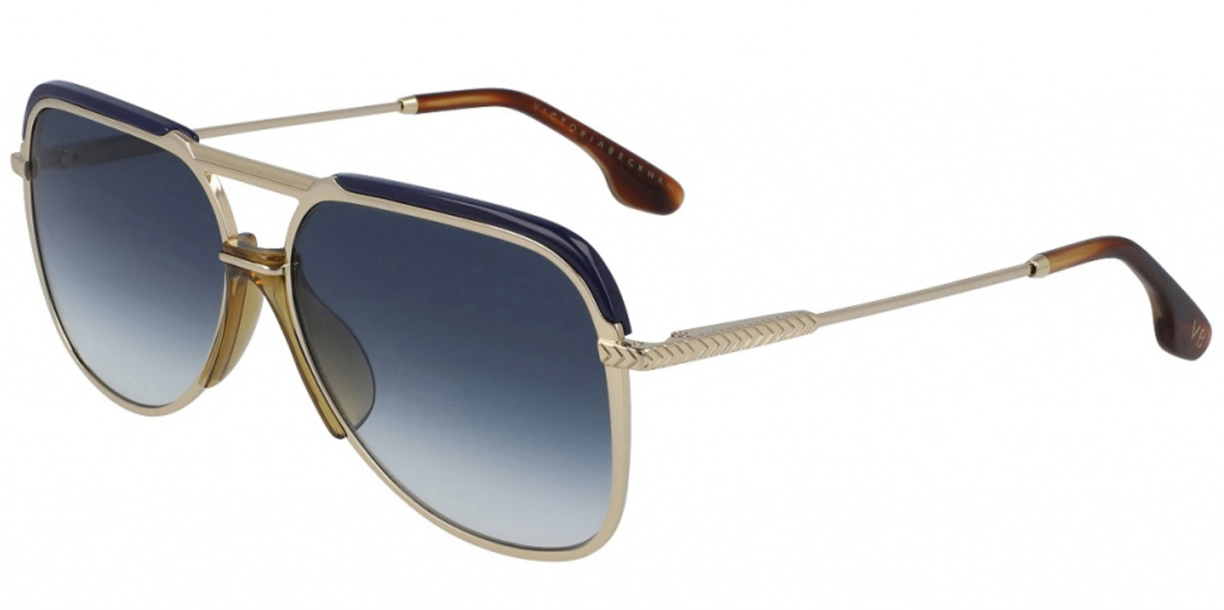 Victoria Beckham Brow-Bar Aviator w/ Zeiss Lens - Eyedictive