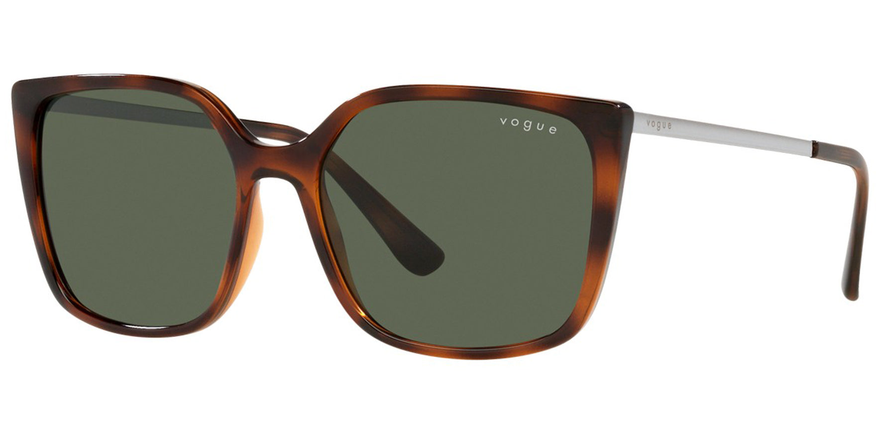 Vogue Top Dark Havana/Light Brown Classic Square - Eyedictive