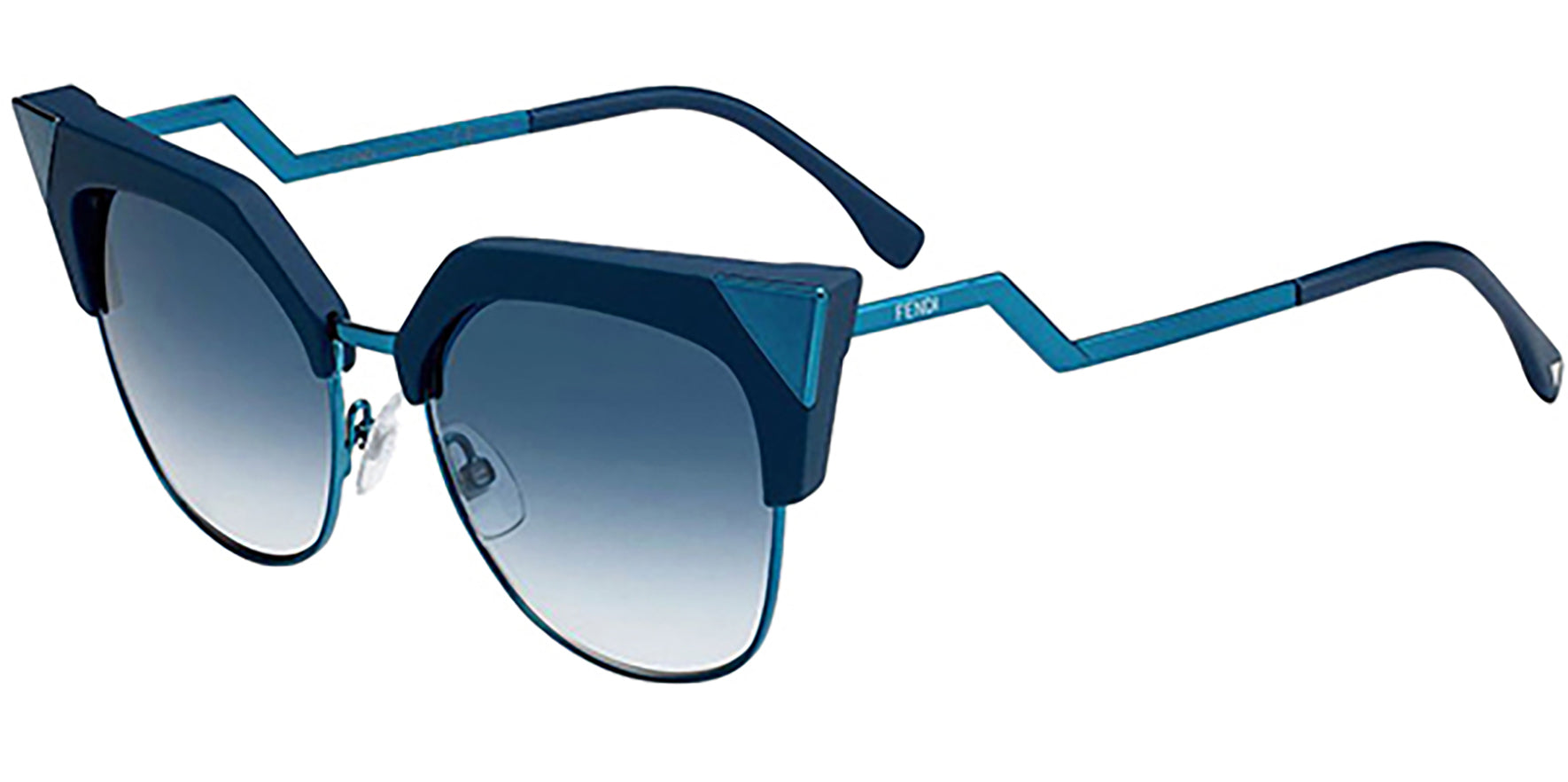 Fendi Iridia Cat-Eye w/ Peaked Stud Tip Detail - Eyedictive
