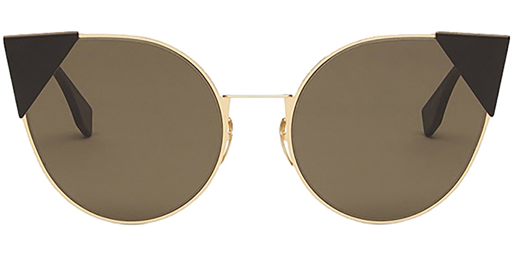 Fendi Lei Metal Rose Gold Dramatic Cat-Eye - Eyedictive