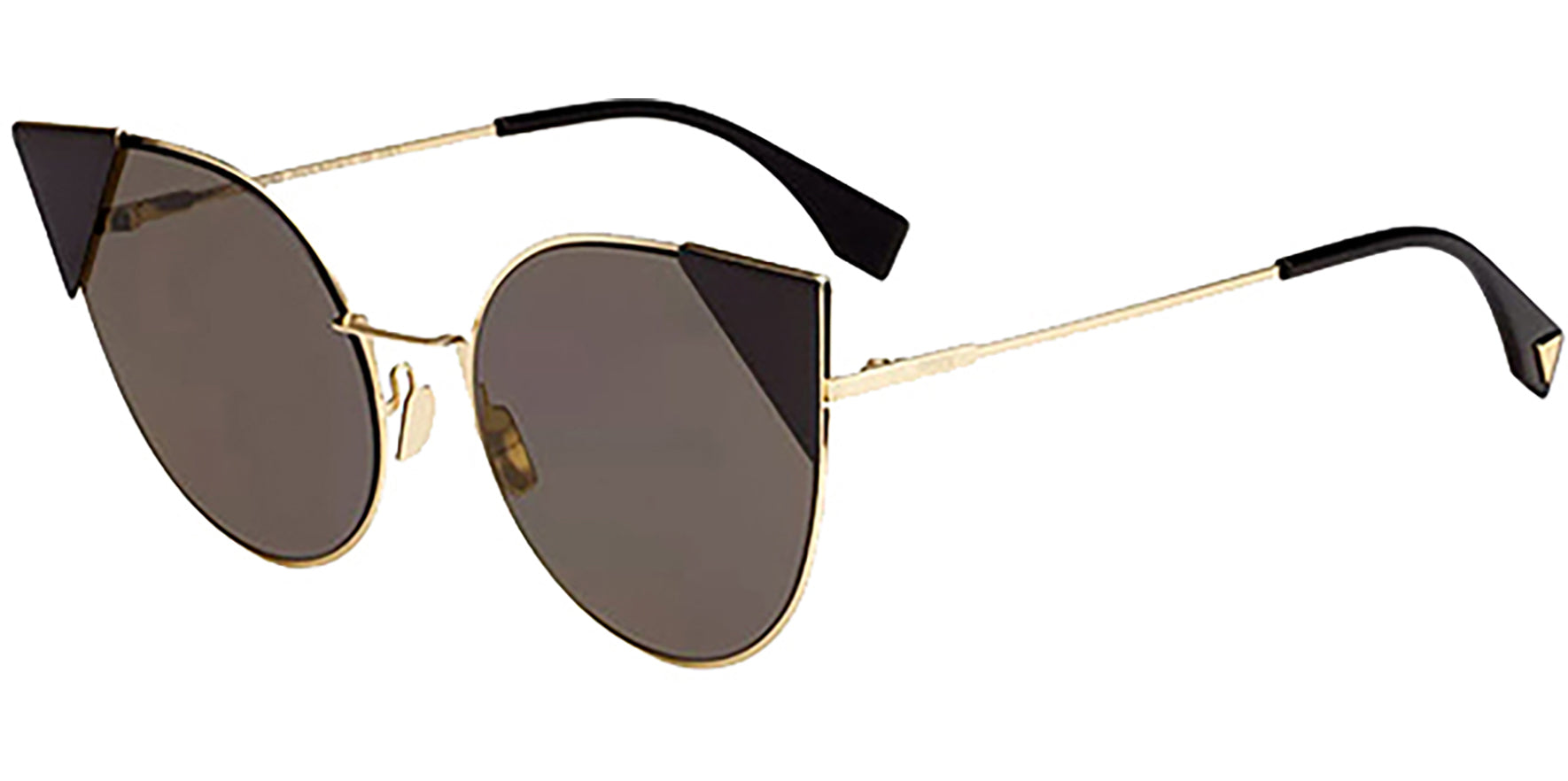 Fendi Lei Metal Rose Gold Dramatic Cat-Eye - Eyedictive