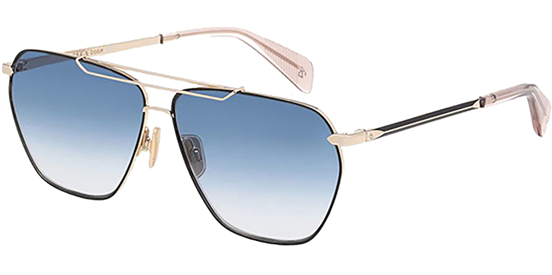 Rag & Bone Gold-Tone Modified Aviator - Eyedictive