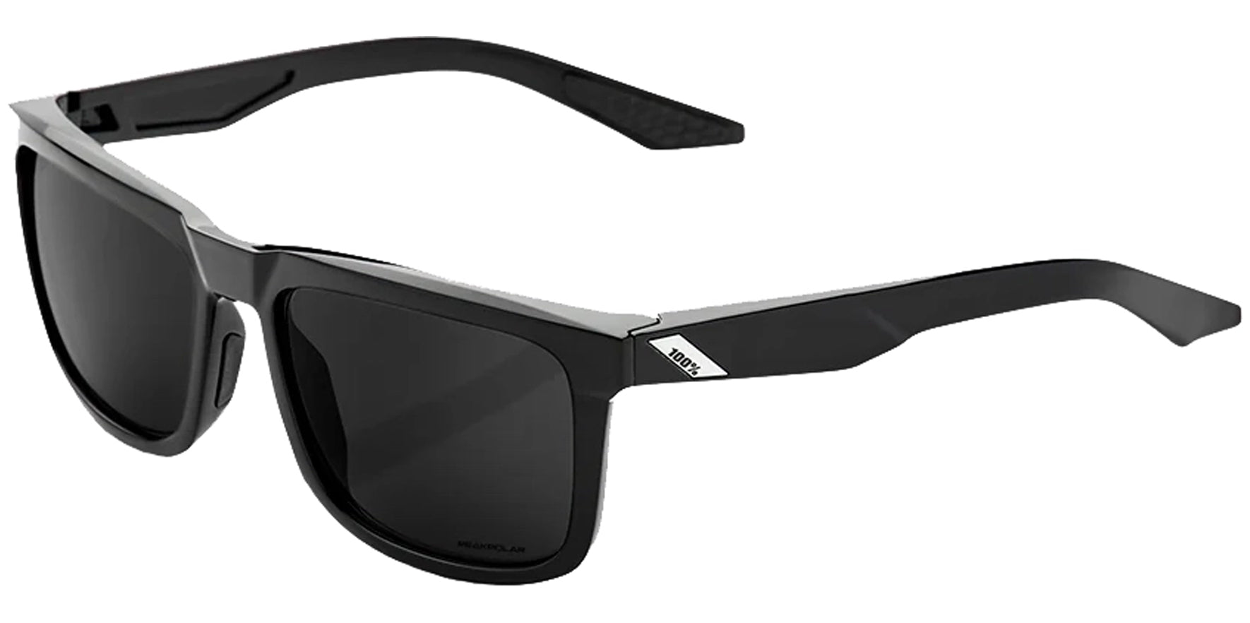 100% Blake Polarized Polished Black Square - 60028-00000