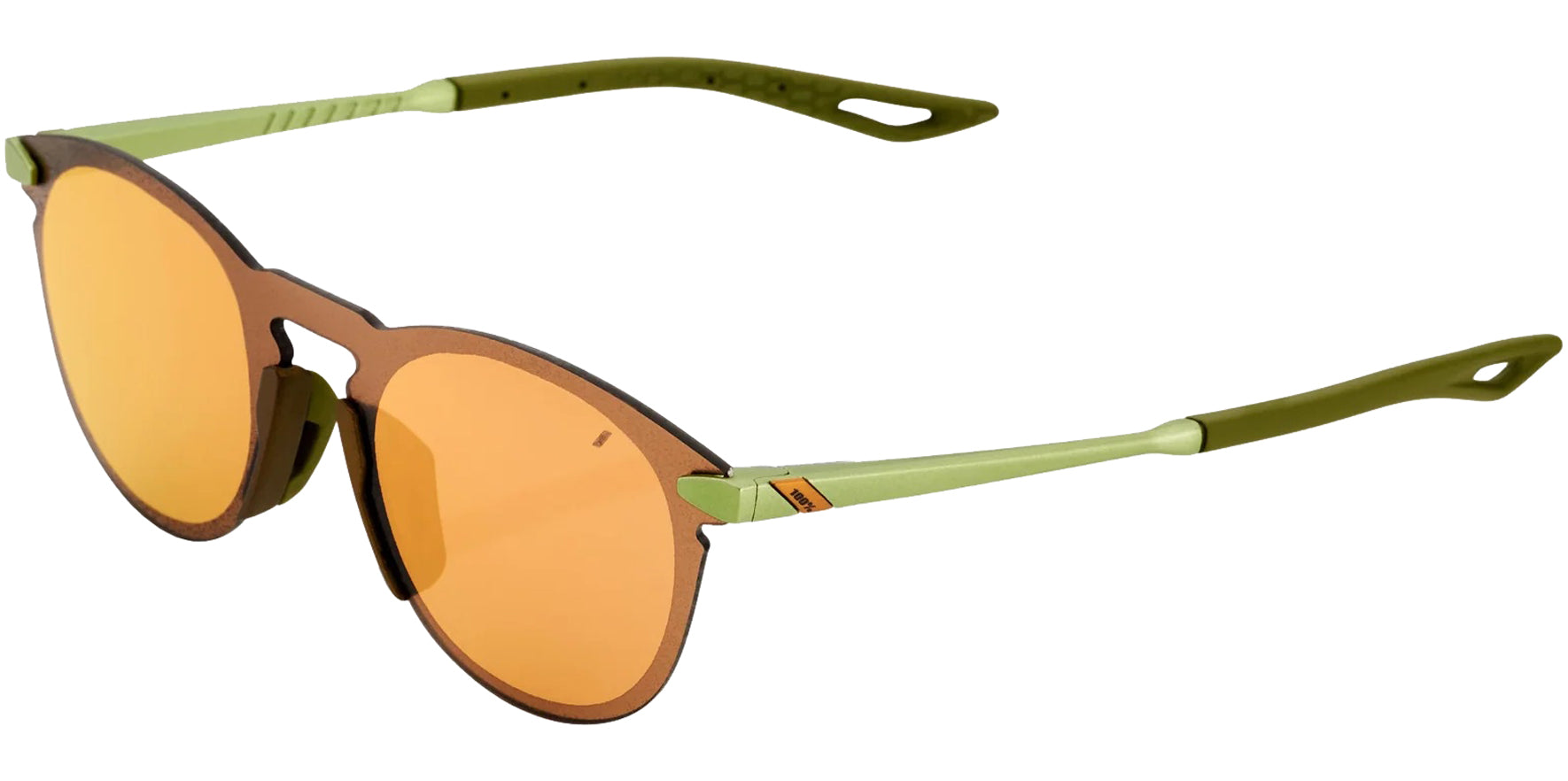 100% Legere Matte Viperidae Round w/ Mirror Lens