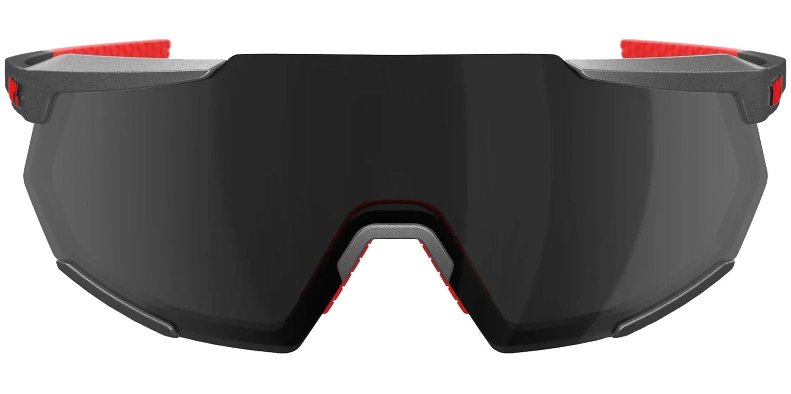 100% Racetrap 3.0 Matte Gunmetal Shield Wrap w/ Bonus Lens - Eyedictive