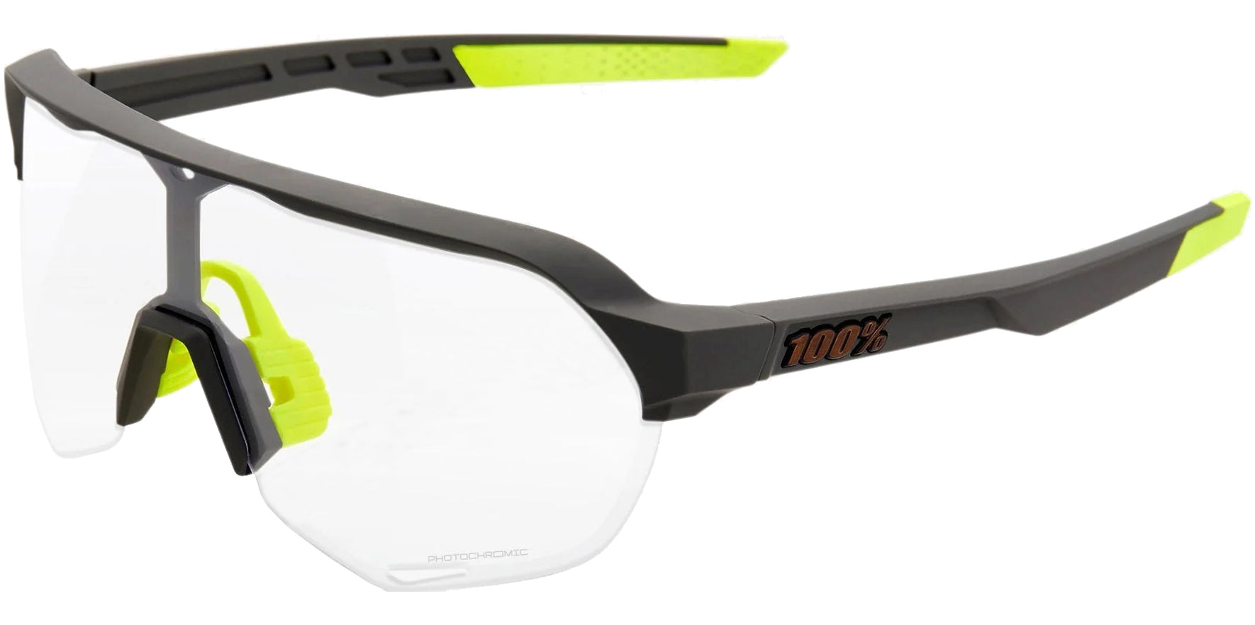 100% S2 Photochromic Soft Tact Cool Grey Shield