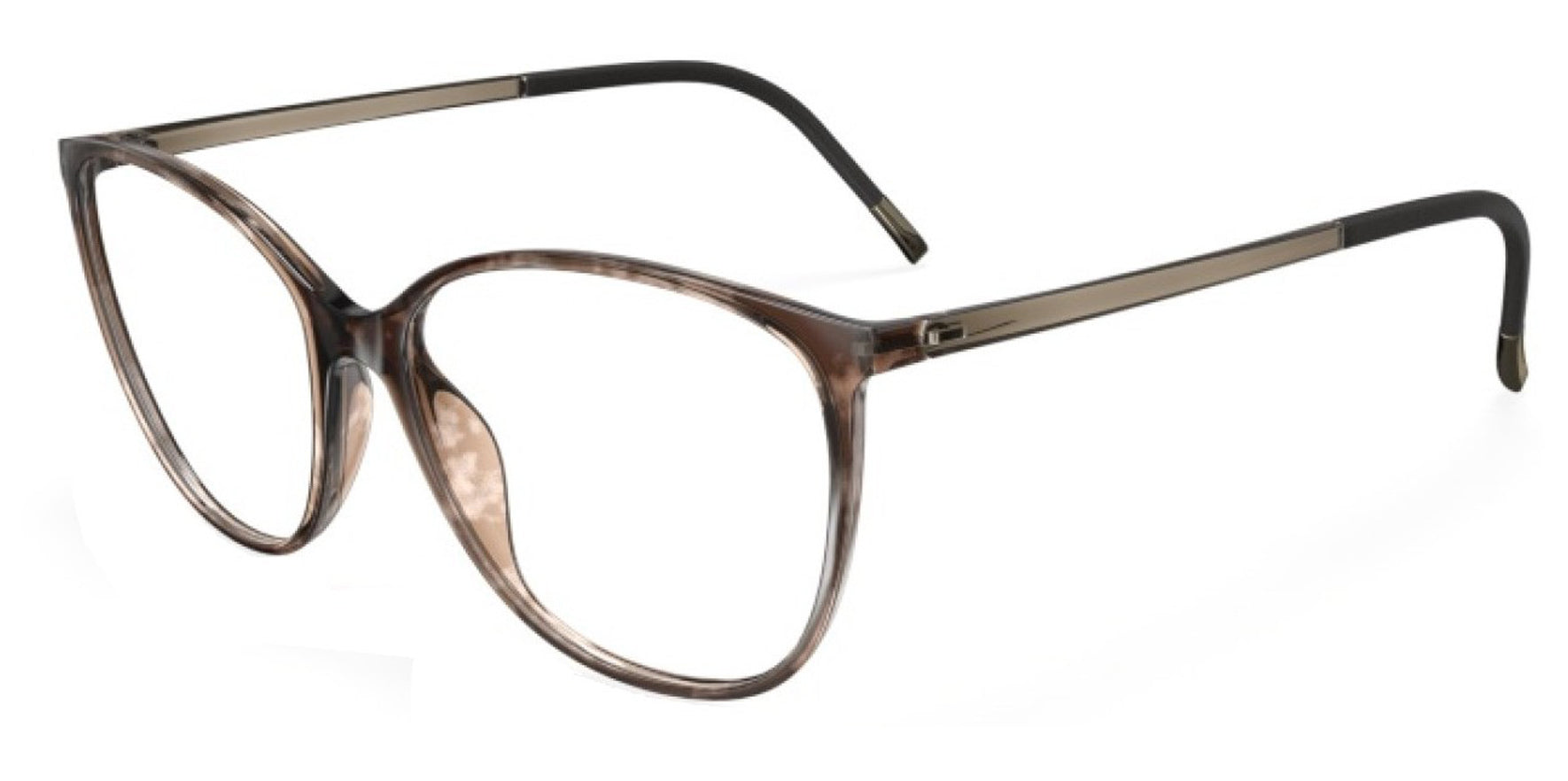 Silhouette SPX Illusion Round Cat Eye Eyeglass Frames