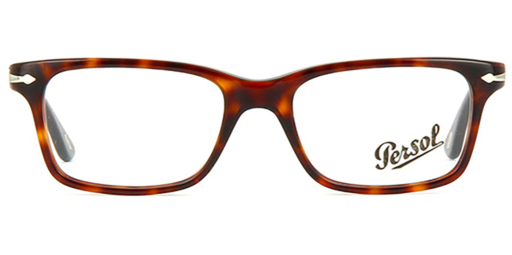 New PERSOL Rx-able Eyeglasses 3030-V 24 52-17 140 Havana Tortoise Frame w/ Clear - Eyedictive